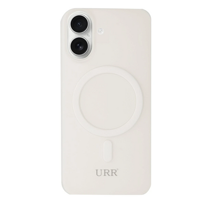 URR Apple iPhone 16 Ultra Thin Matte PC Magsafe Kapak - Şeffaf