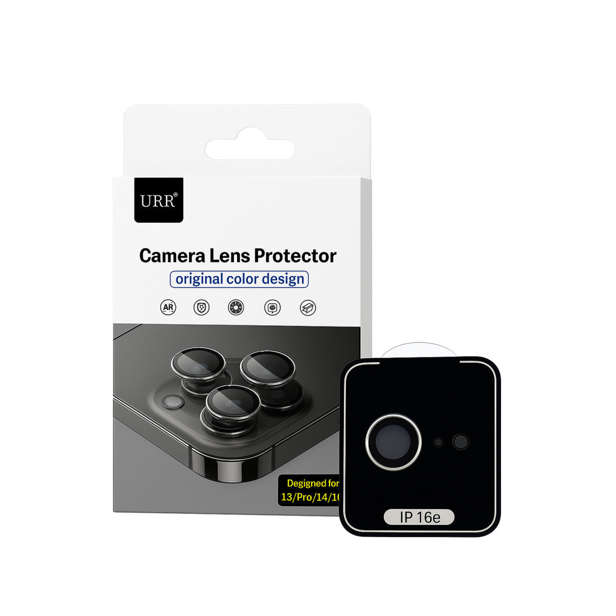 URR Apple iPhone 16E Origin 20in1 Metal Kamera Lens Koruyucu