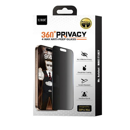 URR Apple iPhone 17 Air 4 Way Anti Spy 360 Privacy Cam Ekran Koruyucu