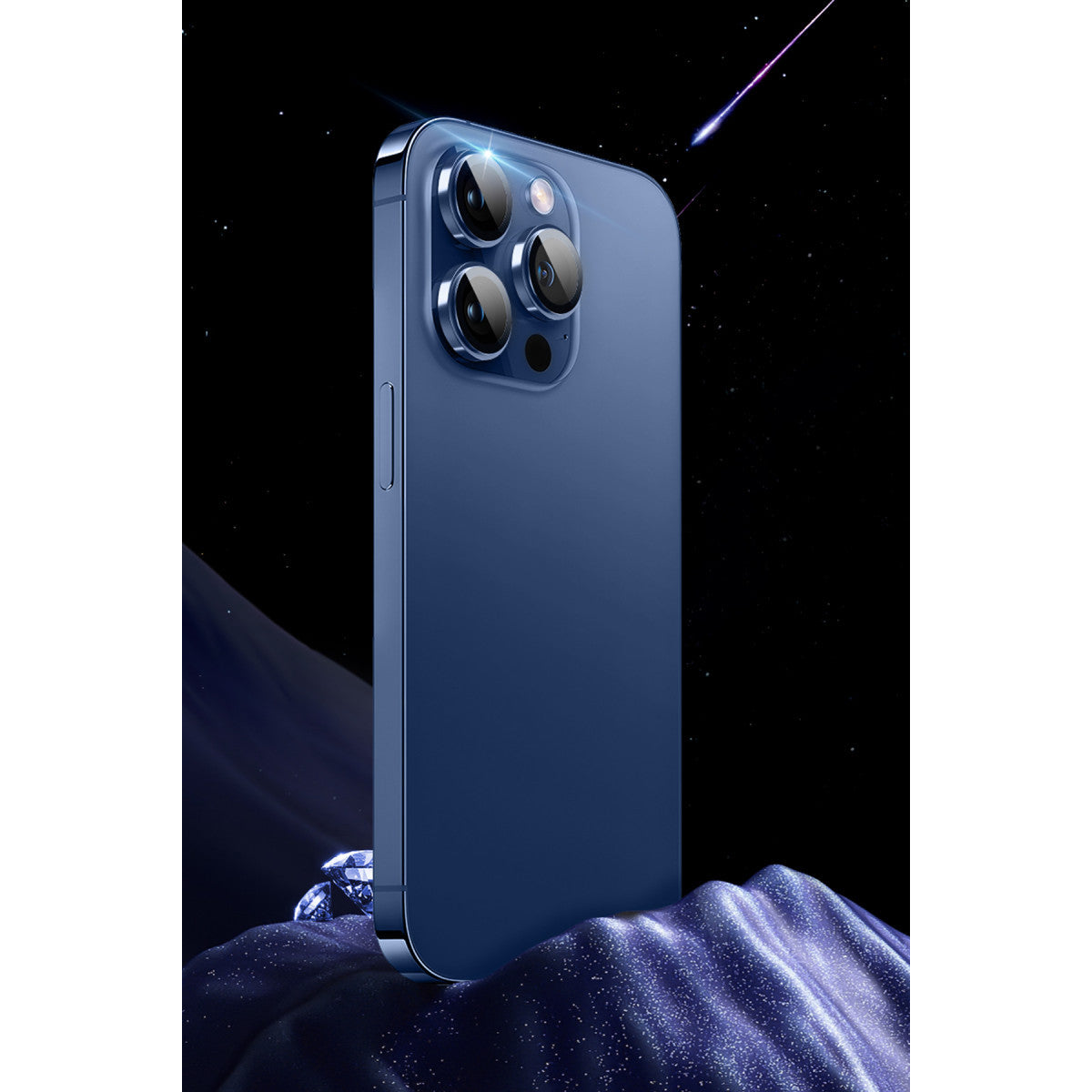 URR Apple iPhone 17 Pro Max Sapphire PVDSS Kamera Lens Koruyucu