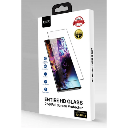 URR Samsung Galaxy S24 Ultra 2.5Dº Entire HD Privacy Cam Ekran Koruyucu - Siyah
