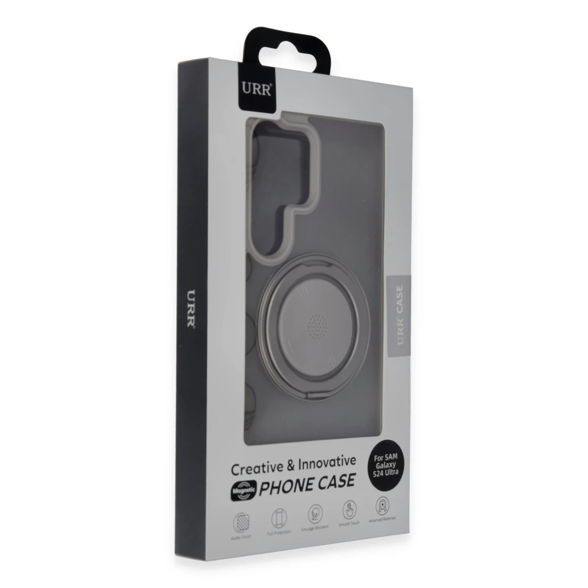 URR Samsung Galaxy S24 Ultra Perfume Magsafe Standlı Kapak - Siyah