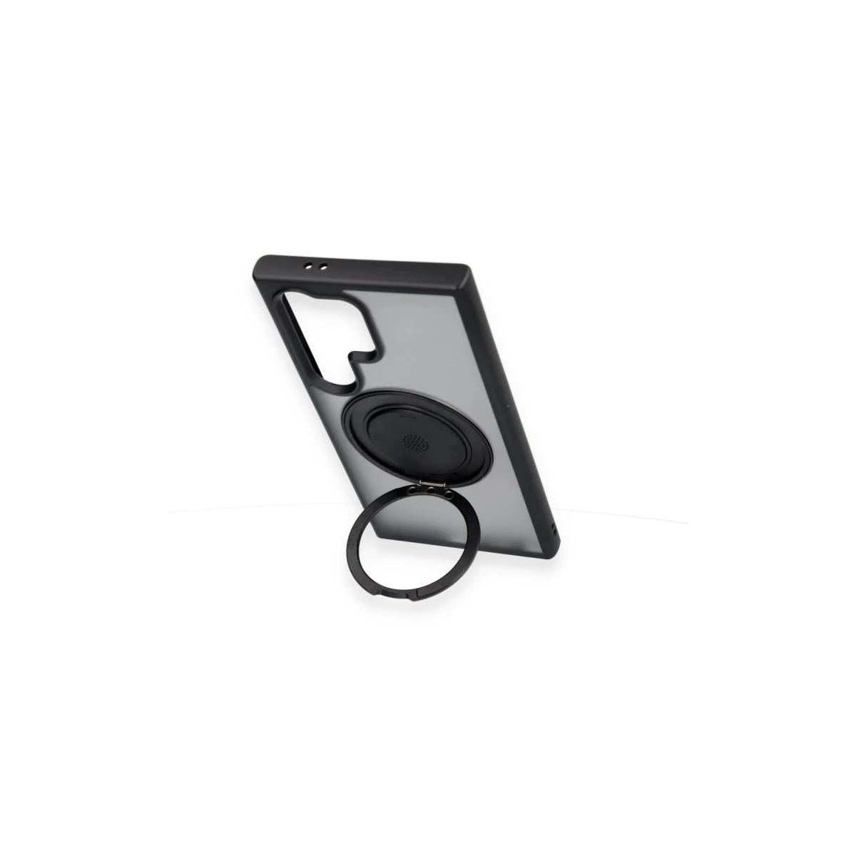 URR Samsung Galaxy S24 Ultra Perfume Magsafe Standlı Kapak - Siyah