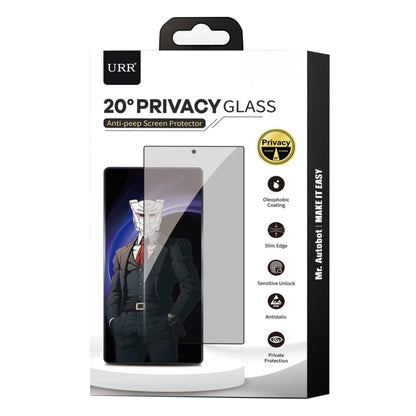 URR Samsung Galaxy S25 Edge 2.5D HD 20º Privacy Cam Ekran Koruyucu