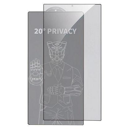 URR Samsung Galaxy S25 Plus 2.5D HD 20º Privacy Cam Ekran Koruyucu - Siyah