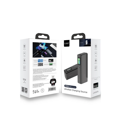 URR Ultrafast Charging Source 130W 20.000 mAh PD Powerbank - Siyah