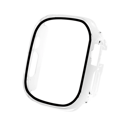 URR Apple Watch 46mm Camlı Kasa Ekran Koruyucu - Şeffaf