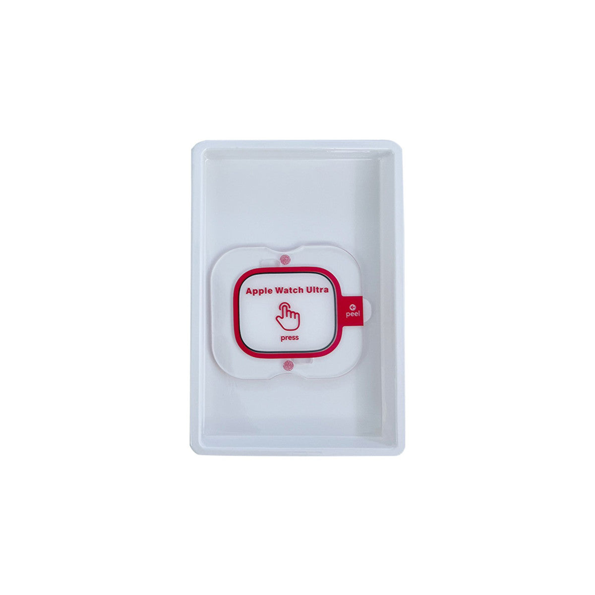 URR Apple Watch Ultra 2 49mm 3D Full Glue 2in1 Saat Cam Ekran Koruyucu