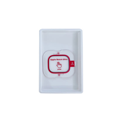 URR Apple Watch Ultra 2 49mm 3D Full Glue 2in1 Saat Cam Ekran Koruyucu