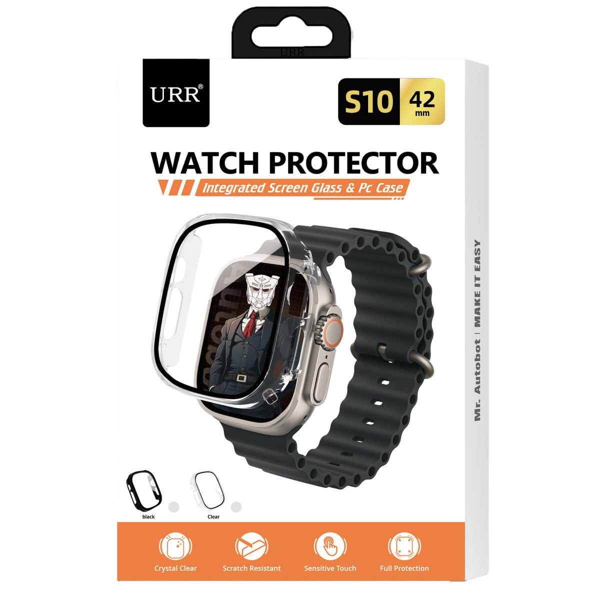 URR Apple Watch Ultra 2 49mm Camlı Kasa Ekran Koruyucu