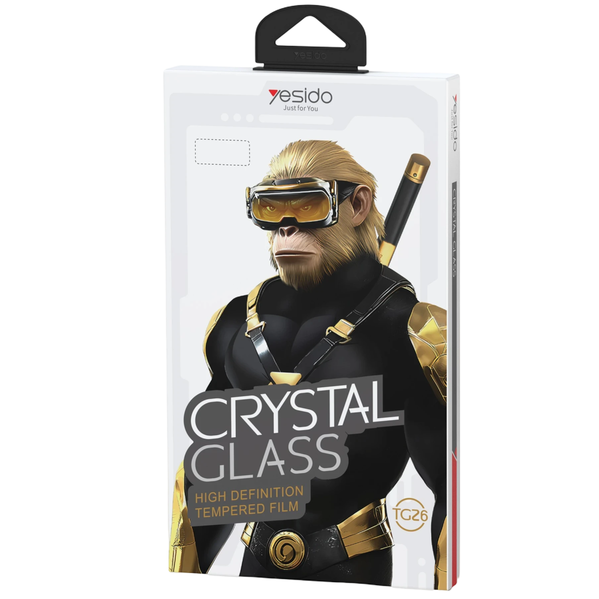 Yesido Apple iPhone 13 Pro Max TG26 Ultra Clear HD Cam Ekran Koruyucu - Şeffaf