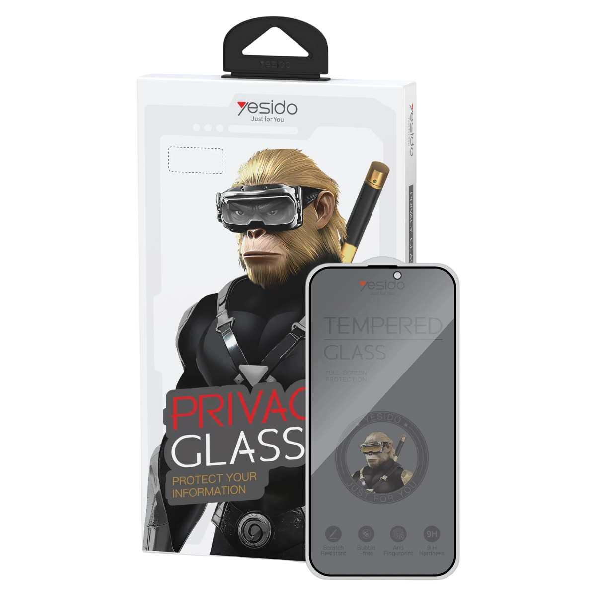 Yesido Apple iPhone 16 Pro TG27 Hayalet Cam Ekran Koruyucu
