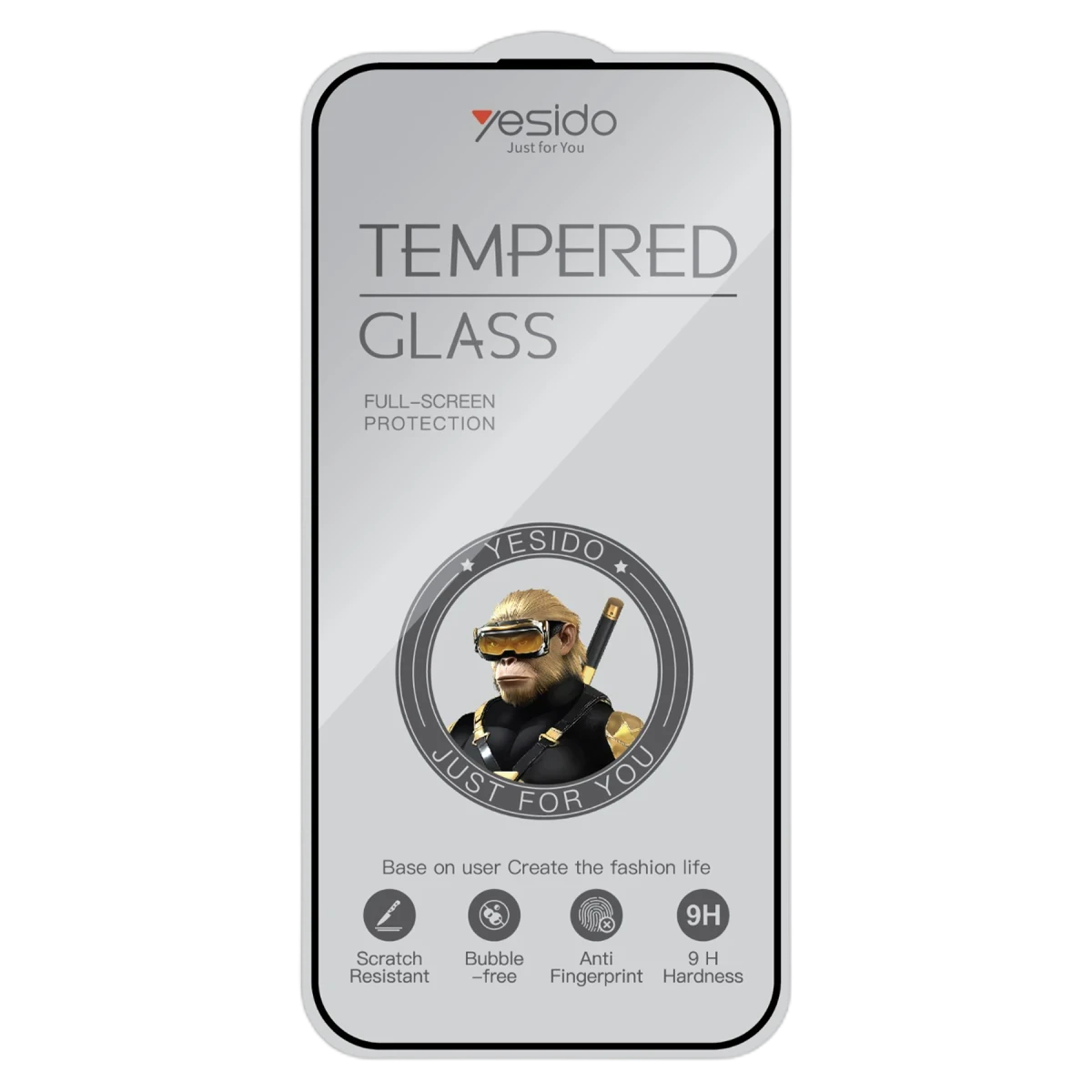 Yesido Apple iPhone 17 Pro Max TG26 Ultra Clear HD Cam Ekran Koruyucu - Siyah