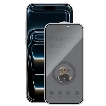 Yesido Apple iPhone 17 Pro Max TG27 Hayalet Cam Ekran Koruyucu - Siyah