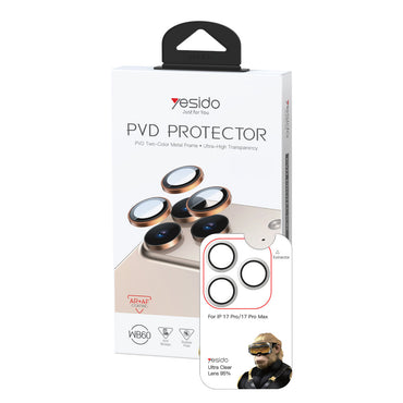 Yesido Apple iPhone 17 Pro Max WB60 Metal Kamera Lens