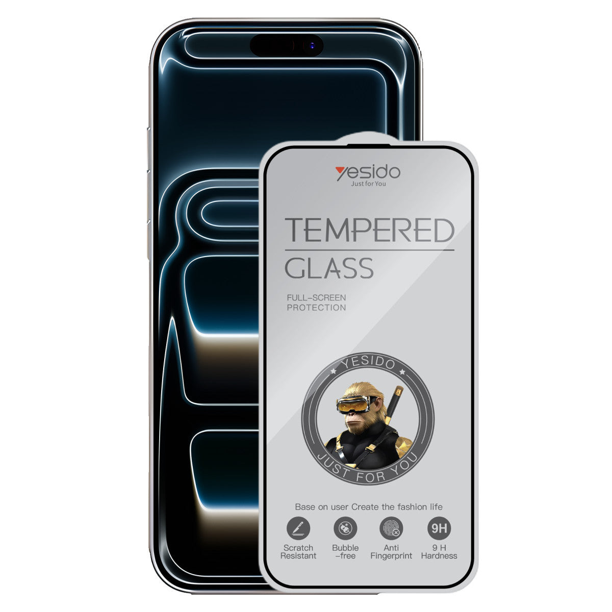 Yesido Apple iPhone 17 Pro TG26 Ultra Clear HD Cam Ekran Koruyucu
