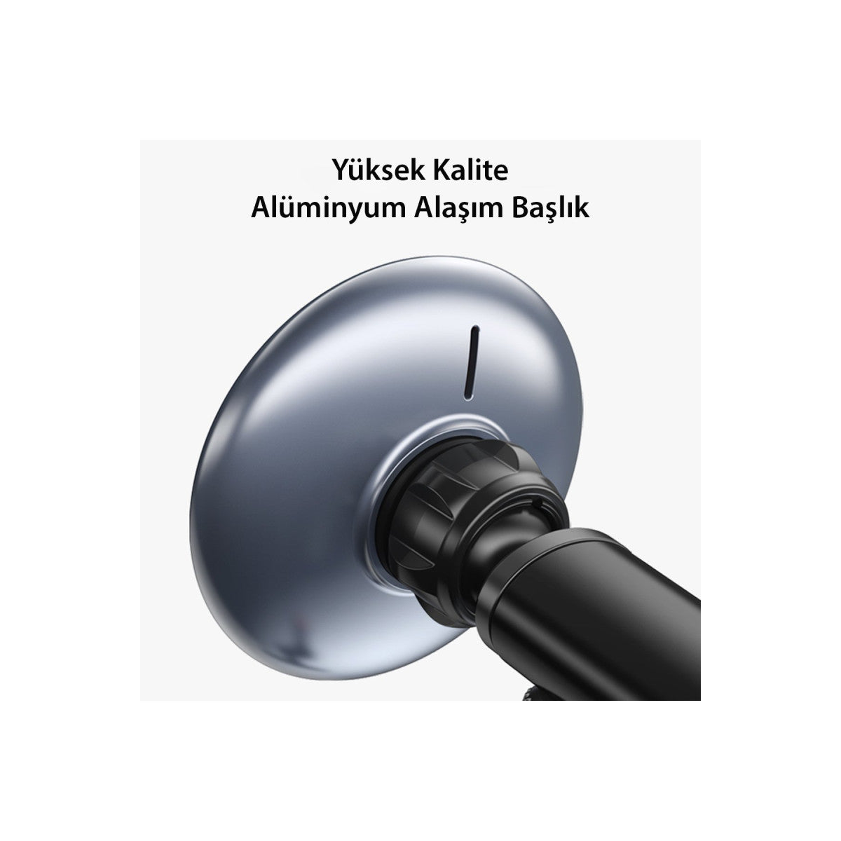 Yesido C132 15W Kablosuz Şarjlı Mıknatıslı Vantuzlu Ayarlanabilir Magsafe Araç Tutucu