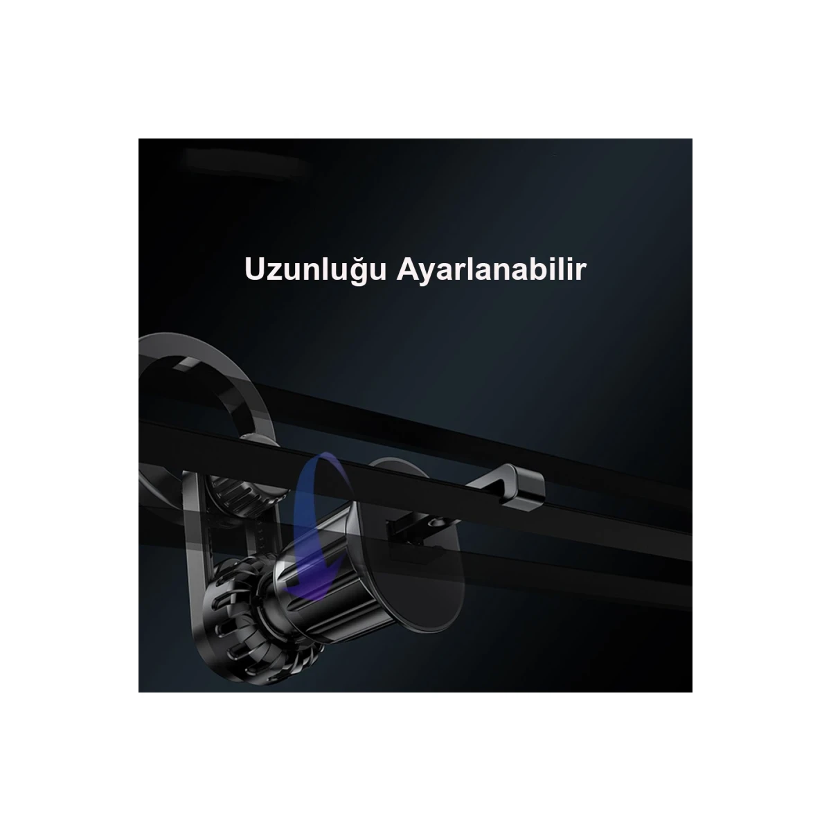 Yesido C157 Ayarlanabilir Izgara Klipsli Manyetik Magsafe Araç Tutucu - Siyah