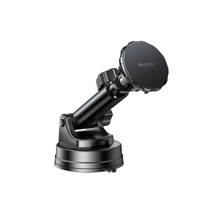 Yesido C160 360 Derece Ayarlanabilir Vantuzlu Manyetik Magsafe Araç Tutucu - Siyah