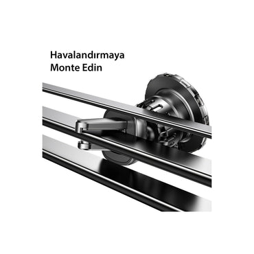 Yesido C160 360 Derece Ayarlanabilir Vantuzlu Manyetik Magsafe Araç Tutucu