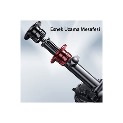 Yesido C160 360 Derece Ayarlanabilir Vantuzlu Manyetik Magsafe Araç Tutucu