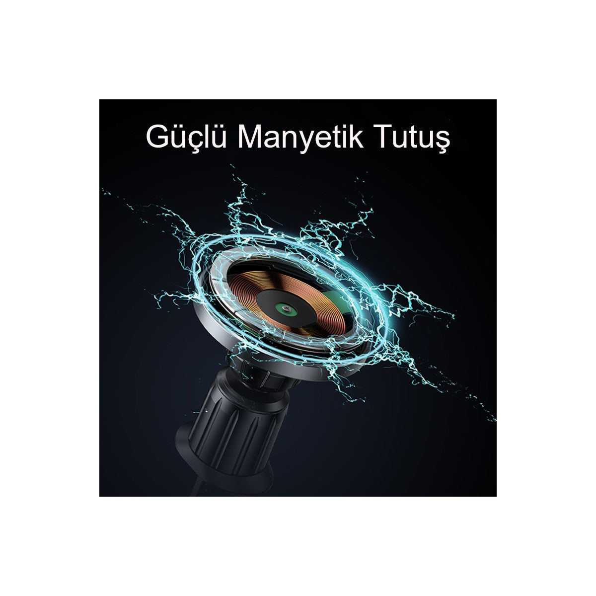 Yesido C190 Izgara Klipsli 15W Kablosuz Şarjlı Magsafe Araç Tutucu