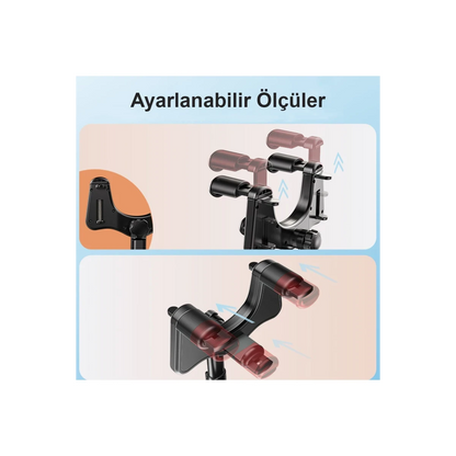 Yesido C196 Dikiz Aynasına Sabitlenen Ayarlanabilir Araç Tutucu - Siyah