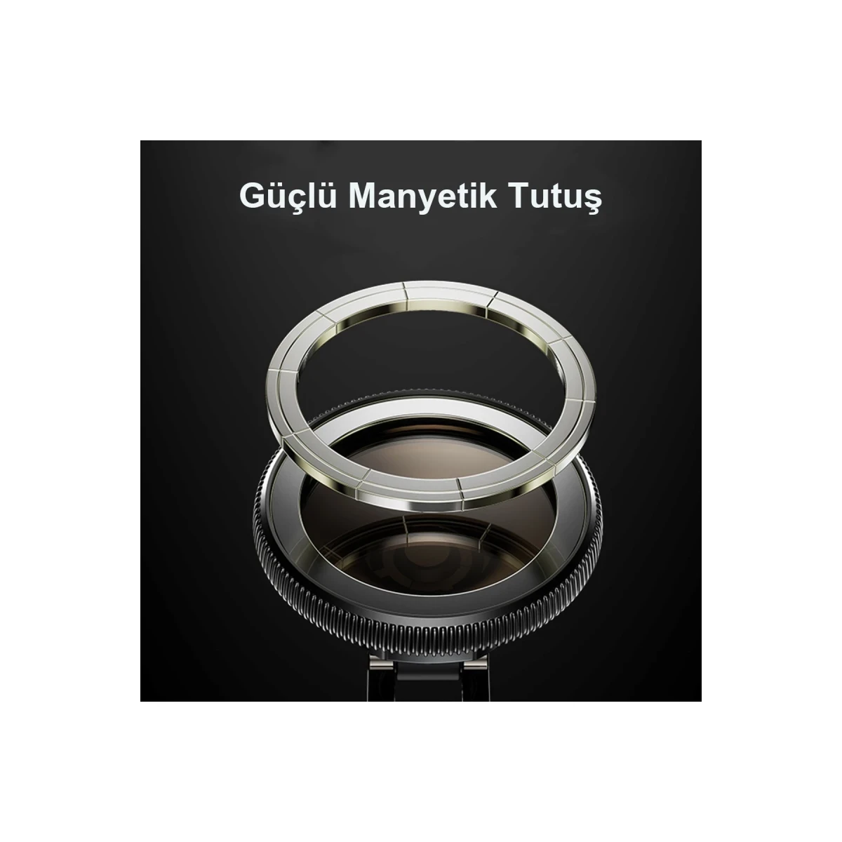 Yesido C199 Yapışkanlı 270 Derece Ayarlanabilir Manyetik Magsafe Telefon Tutucu - Siyah
