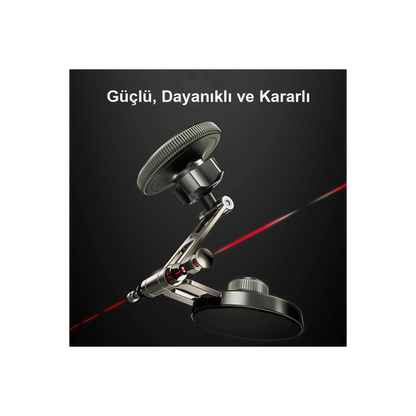 Yesido C199 Yapışkanlı 270 Derece Ayarlanabilir Manyetik Magsafe Telefon Tutucu - Siyah