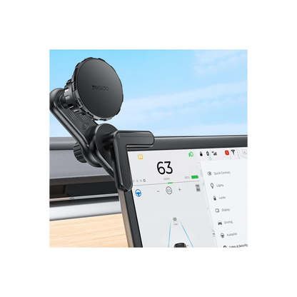 Yesido C212 360 Derece Ayarlanabilir Araç CarPlay Ekranına Sabitlenen Magsafe Araç Telefon Tutucu - Siyah