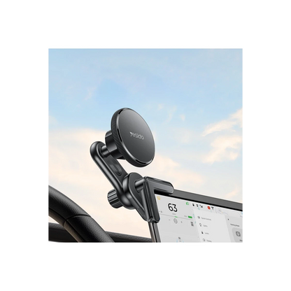 Yesido C213 360 Derece Ayarlanabilir Araç CarPlay Ekranına Sabitlenen Magsafe Araç Tutucu - Siyah