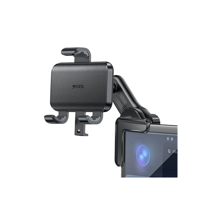 Yesido C250 360 Derece Ayarlanabilir Araç CarPlay Ekranına Sabitlenen Araç Telefon Tutucu - Siyah