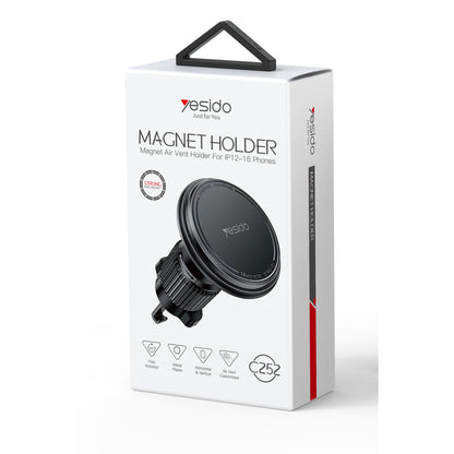 Yesido C252 Magsafe Uyumlu Havalandırma Tipi Manyetik Araç Tutucu