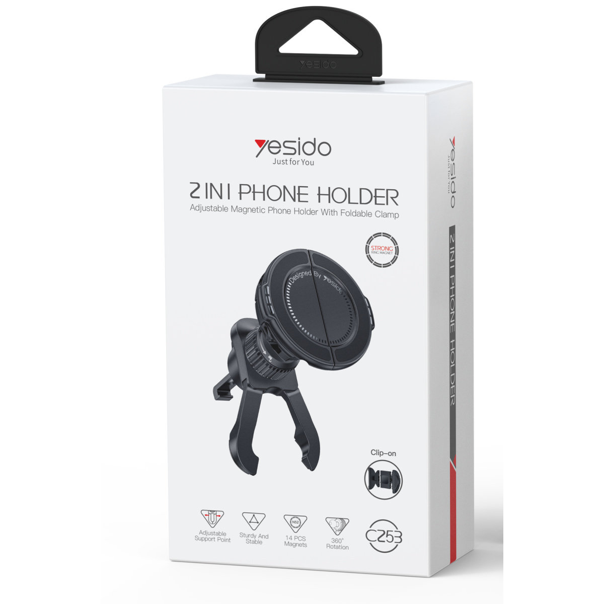 Yesido C253 2in1 Magsafe Uyumlu Havalandırma Tipi Araç Tutucu