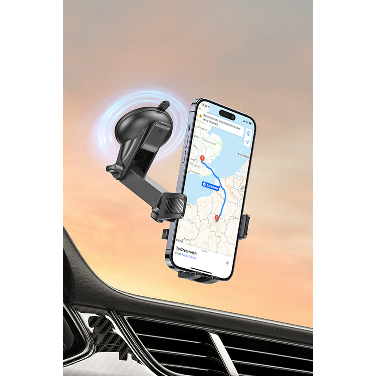 Yesido C267 Vakumlu Araç Telefon Tutucu