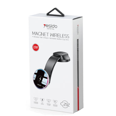 Yesido C292 Yapışkanlı 360 Derece Ayarlanabilir 15W Kablosuz Şarjlı Manyetik Magsafe Araç Tutucu