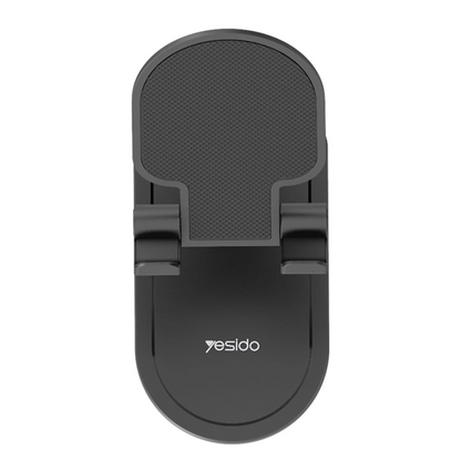 Yesido C85 Izgara Klipsli 360 Derece Ayarlanabilir 3.5 inç-6 inç Cihazla Uyumlu Telefon Tutucu - Siyah