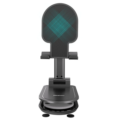 Yesido C85 Izgara Klipsli 360 Derece Ayarlanabilir 3.5 inç-6 inç Cihazla Uyumlu Telefon Tutucu - Siyah