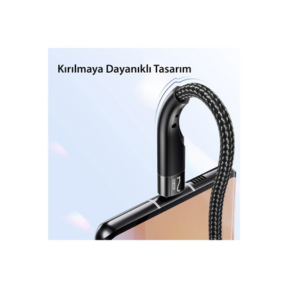 Yesido CA109 3M 2A Usb to Lightning Hızlı Şarj Kablosu - Siyah