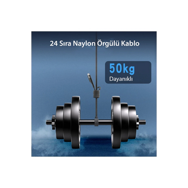 Yesido CA109 3M 2A Usb to Lightning Hızlı Şarj Kablosu - Siyah