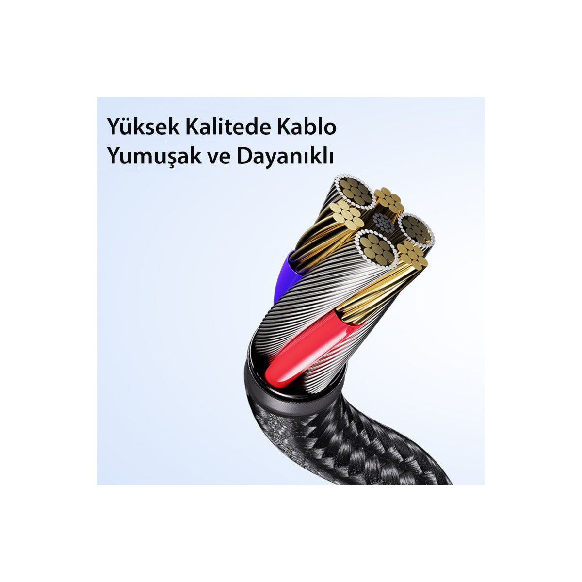 Yesido CA109 3M 2A Usb to Lightning Hızlı Şarj Kablosu
