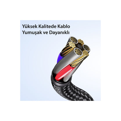 Yesido CA109 3M 2A Usb to Lightning Hızlı Şarj Kablosu
