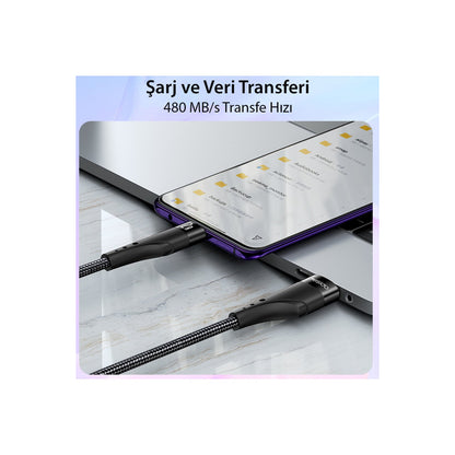 Yesido CA109 3M 2A Usb to Lightning Hızlı Şarj Kablosu