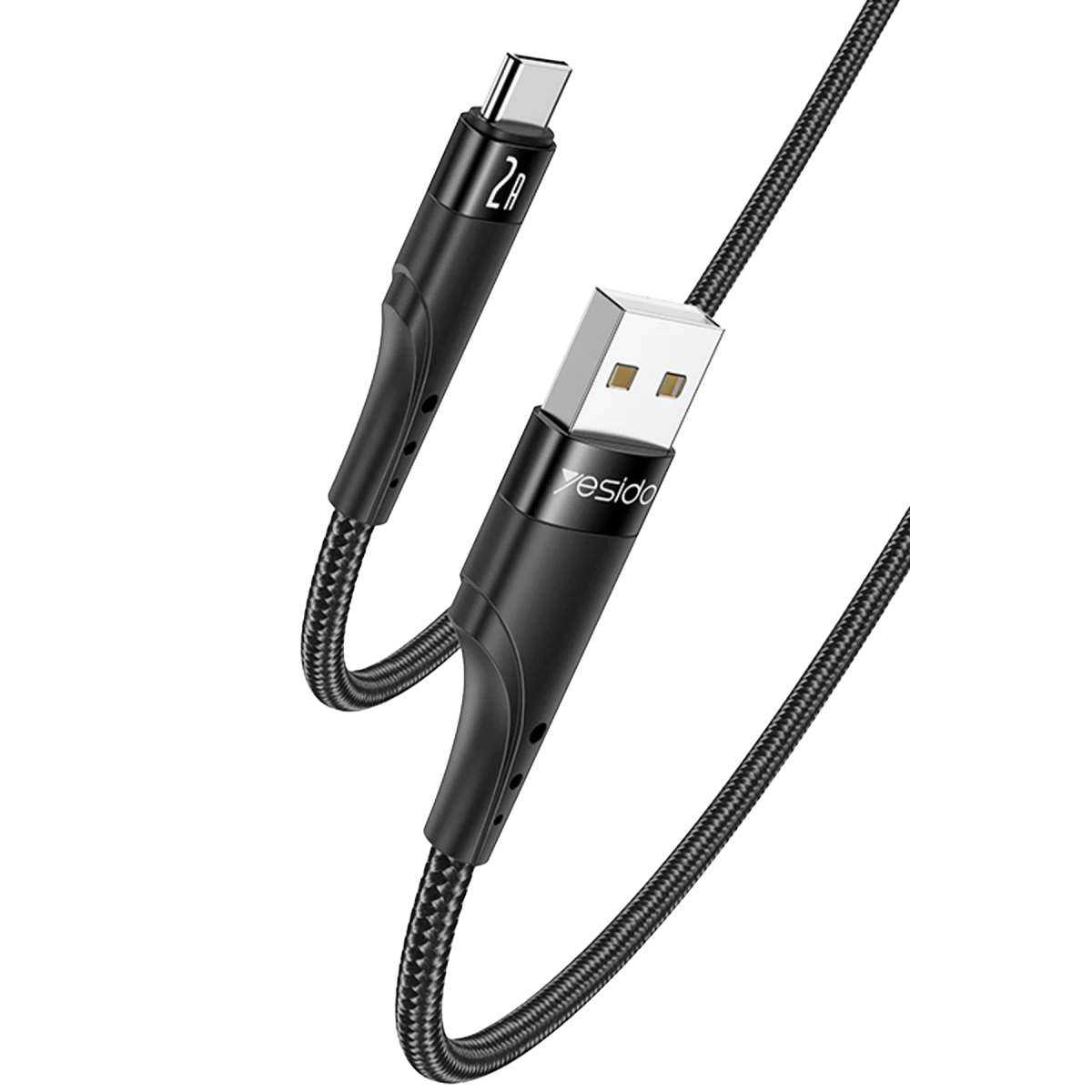 Yesido CA109 3M 2A Usb to Type-C Hızlı Şarj Kablosu - Siyah