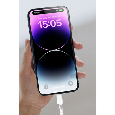 Yesido CA120 L 1M 18W USB to Lightning QC Hızlı Şarj Kablosu - Beyaz
