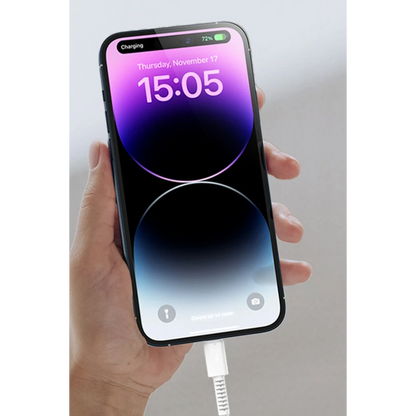Yesido CA120 L 1M 18W USB to Lightning QC Hızlı Şarj Kablosu - Beyaz
