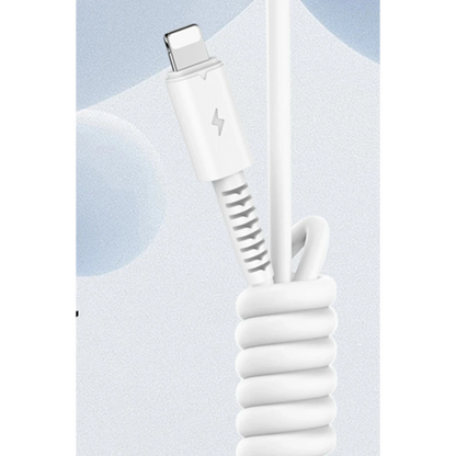 Yesido CA120 L 1M 18W USB to Lightning QC Hızlı Şarj Kablosu - Beyaz