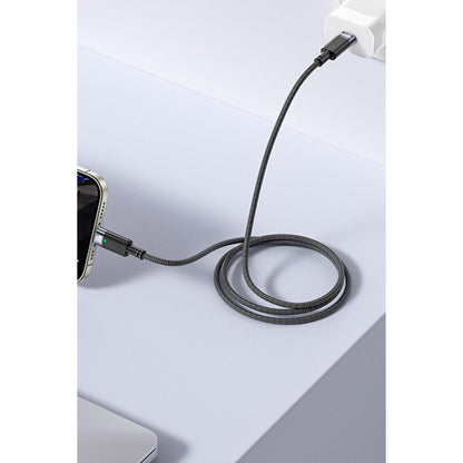 Yesido CA160 1.2M 60W Type-C to Type-C Otomatik Şarj Kesme Özellikli PD Hızlı Şarj Kablosu