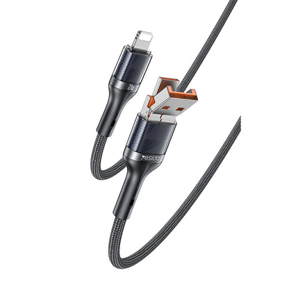 Yesido CA165L 1.2M Bir Ucu USB ve Type-C to Lightning PD Hızlı Şarj Kablosu