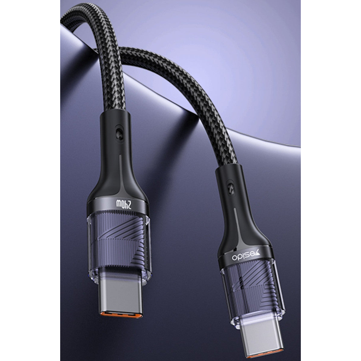 Yesido CA166 1.2M 240W Type-C to Type-C PD 2.0 Hızlı Şarj Kablosu